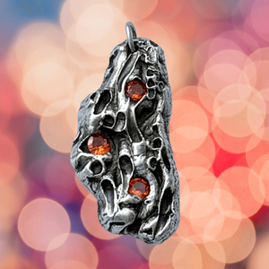 finesilverfossilpendant