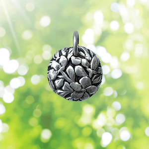 finesilverwildflowerpendant