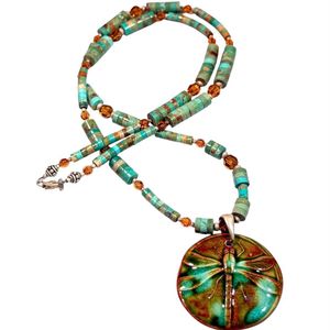 turquoisedragonflynecklace