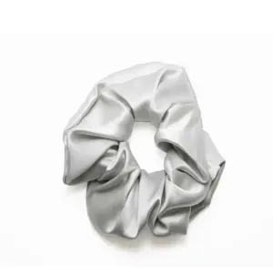 vonaju-grey-silk-scrunchie
