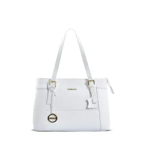 vonajuwhitetimelessleatherbag