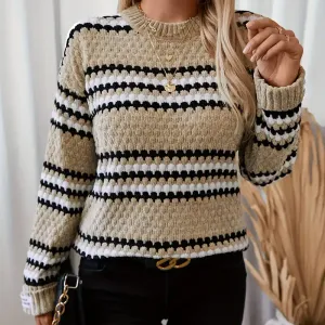pull-raye-a-col-ras-du-cou-elegant-pull-a-manches-longues-a-epaules-to