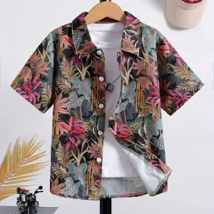 chemise-creative-a-imprime-feuilles-tropicales-pour-garcons-hauts-deco