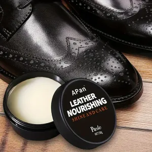 Coffret de crème revitalisante et rénovatrice pour cuir avec éponge de polissage