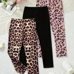 ensemble-de-leggings-extensibles-3-pieces-pour-filles-leopard-rose-et-
