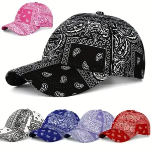 Casquettes de baseball à imprimé cachemire assorties