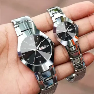 Montres à quartz rondes Bracelet en alliage