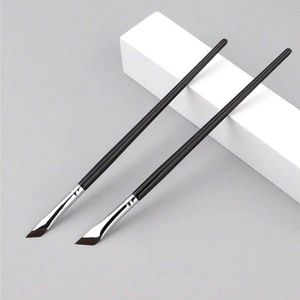 2 Pièces de Brosse à sourcils, fard à paupières, cosmétique, outils de maquillage