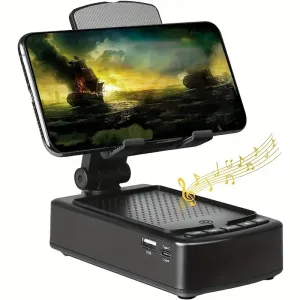 support-de-telephone-haut-parleurs-sans-fil-avec-support-antiderapant-