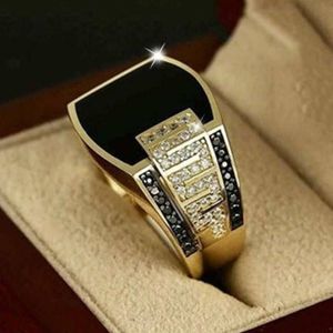 Bague de mode pour hommes en alliage