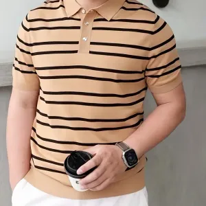 chemise-de-golf-a-rayures-pour-homme