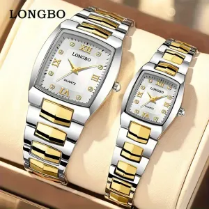Ensemble de montres élégantes pour couple LONGBO