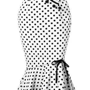 jupe-moulante-a-pois-avec-lacets-et-boutons