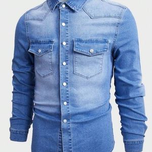 chemise-en-jean-avec-poche-a-rabat-pour-hommes