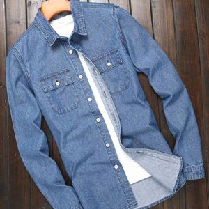 chemise-en-jean-a-manches-longues-pour-hommes