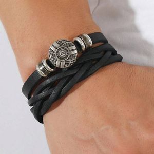 Bracelet en cuir rétro