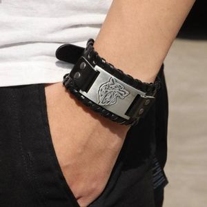 Bracelet en cuir PU pour hommes