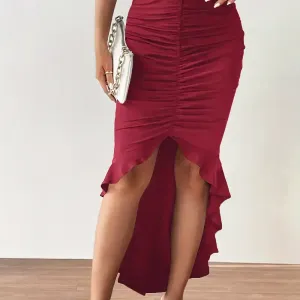 jupe-froncee-unie-a-ourlet-haut-bas-jupe-slim-elegante-pour-le-printem
