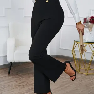 pantalon-evase-a-boutons-decoratifs-pantalon-bootcut-elegant-de-couleu