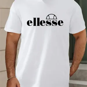 ellesse-print-t-shirt-a-col-rond-et-manches-courtes-pour-homme