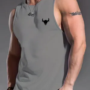 Gilet de sport décontracté pour homme - Gris - Pour l'été
