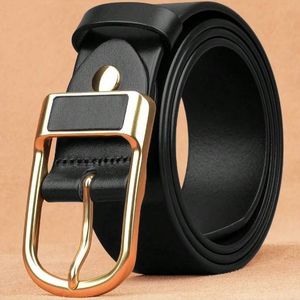 Ceinture en cuir de haute qualité pour hommes avec boucle