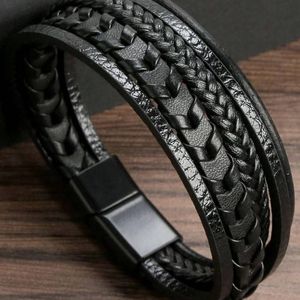 Bracelet tressé en couches pour hommes