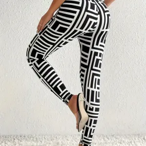leggings-skinny-a-imprime-geometrique-leggings-extensibles-taille-haut
