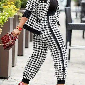 ensemble-pantalon-decontracte-a-motif-pied-de-poule-veste-a-manches-lo
