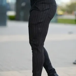 pantalon-elegant-et-ajuste-pour-homme-noir-a-rayures-fines-coupe-slim