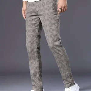 pantalon-cargo-graphique-a-carreaux-et-blocs-de-couleurs-pour-hommes-a