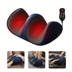 Masseur de pieds Shiatsu 3D rechargeable avec pétrissage en profondeur et chaleur
