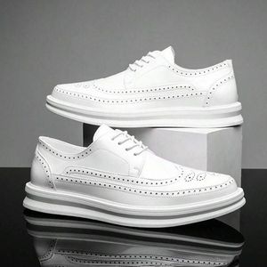 Chaussures Derby de luxe en cuir pour hommes