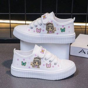 Chaussures de skate basses à motif de dessin animé pour filles