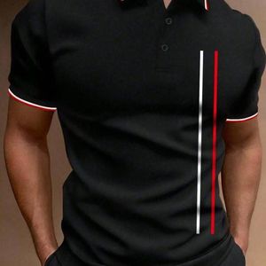 polo-raye-a-manches-courtes-pour-homme-avec-blocs-de-couleurs-2