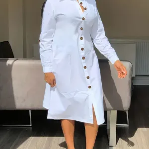robe-chemise-boutonnee-sur-le-devant-robe-midi-decontractee-a-manches-