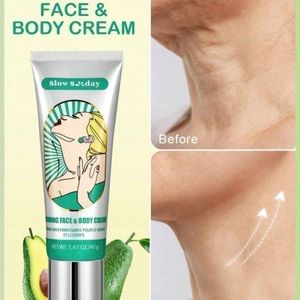 Crème anti-âge pour le cou et le visage de jour et de nuit - Hydratante, liftante et récupératrice.