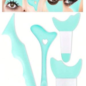 4 Pièces de Pochoirs d'eye-liner de Maquillage Multifonctionnels