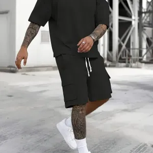 ensemble-de-vetements-de-sport-decontractes-pour-hommes-t-shirt-en-pol