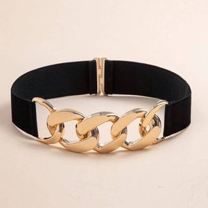 Ceinture élastique à décor de chaîne