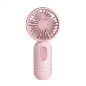 Mini ventilateur portable, rechargeable par USB, avec 3 vitesses, Ventilateur portatif pour hommes et femmes