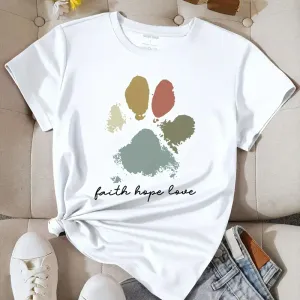 t-shirt-a-col-rond-imprime-faith-hope-love