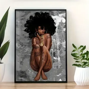 peinture-sur-toile-afro-americaine-de-30x42cm-decoration-murale-reine-