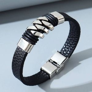 Bracelet décoratif en acier inoxydable pour hommes