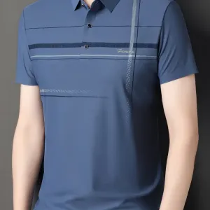 chemise-henley-a-manches-courtes-et-col-a-revers-pour-homme