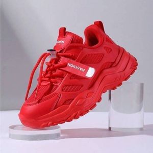 Baskets Campus pour Enfants, chaussures de sport rouges