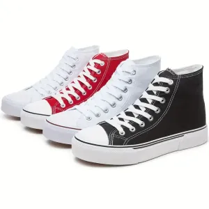 baskets-en-toile-mi-haut-pour-femmes-couleur-unie-decontractee-bout-ro