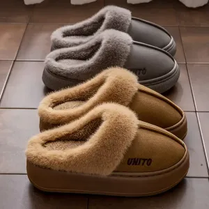 chaussons-dhiver-unisexes-doublure-polaire-confortable