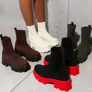 bottines-courtes-en-maille-pour-femme