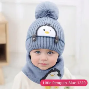 Ensemble bonnet et écharpe pour enfants